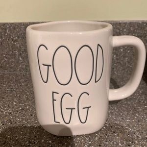 RAE DUNN GOOD EGG BAD EGG DOUBLE SIDED MUG EASTER